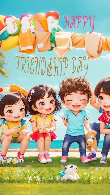 Celebrating International Friendship Day with Best Friend Together