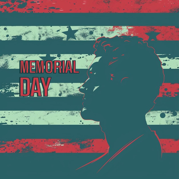 Foto celebrazione della giornata della memoria degli stati uniti per ricordare e onorare gli eroi americani