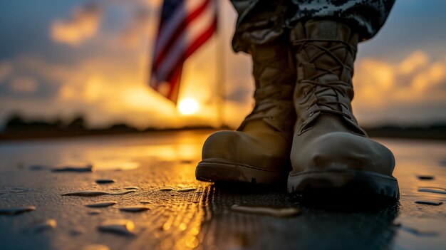 미국 기념일을 축하하고 애국심의 정신으로 죽은 영웅들을 기리기