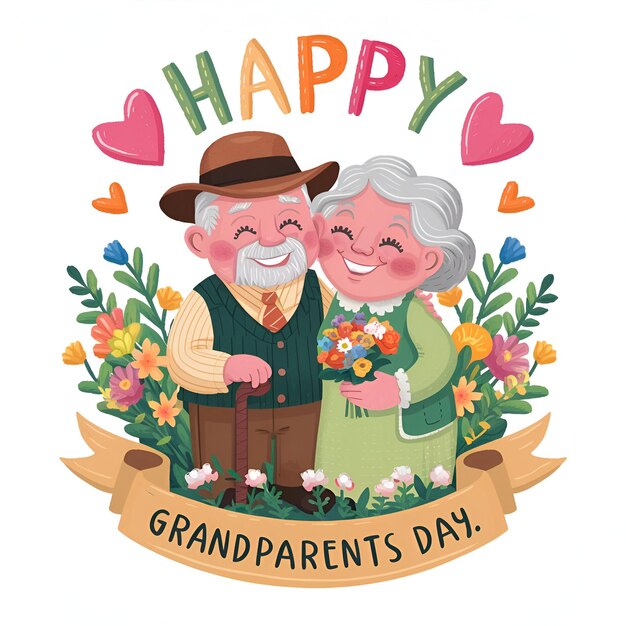 Photo celebrating world happy grandfather day honoring the joy of grandfatherhood