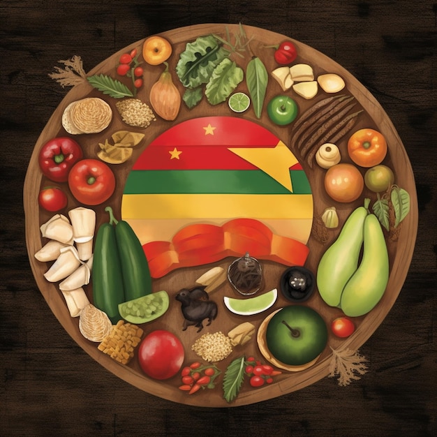 Celebrating zimbabwes national day a festive image to showcase the countrys culture and heritage