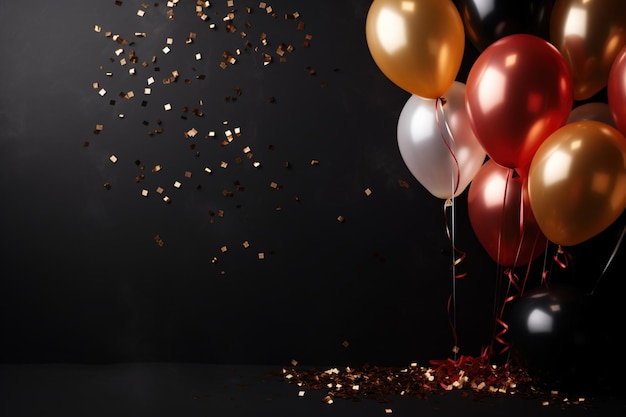 Celebration Background with Balloons