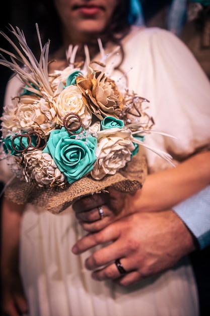 お祝いファッション装飾背景結婚花嫁