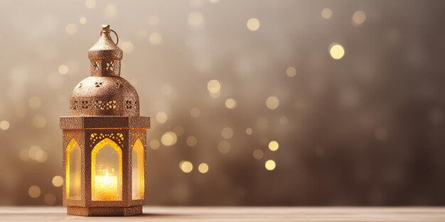 празднование исламского ид мубарака и фонаря ид аль адха на светлом фоне