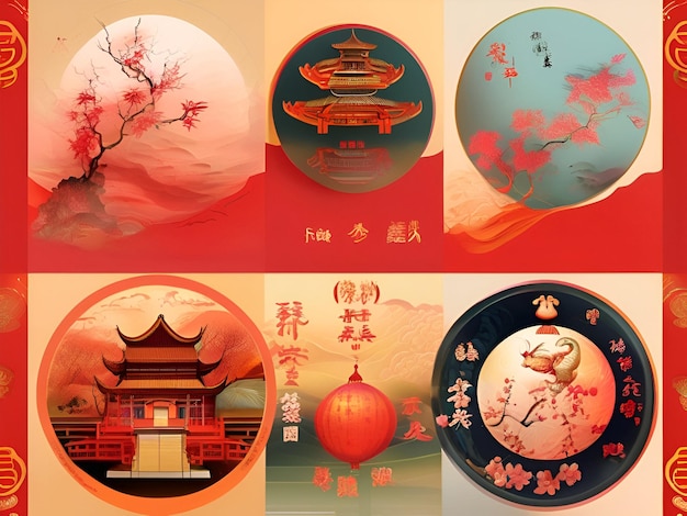 사진 중국 신년 의 축제 와 고대 달 주기