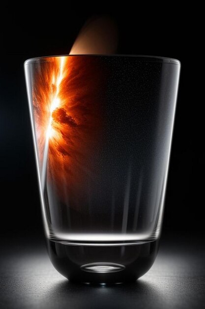 Photo celebratory glass