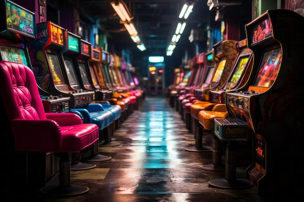 CELEBRITY CRUISES ROME ITALY MARCH 10 Celebrity Cruises casino machines in the ship entertainment area at night on 10 of March in Rome 2016 High quality photo