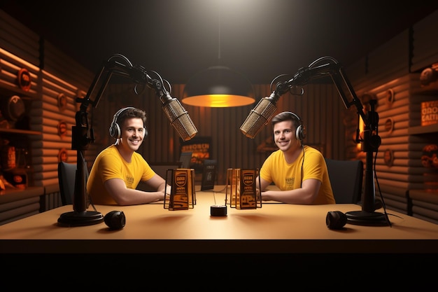 Foto ospiti del podcast delle celebrità