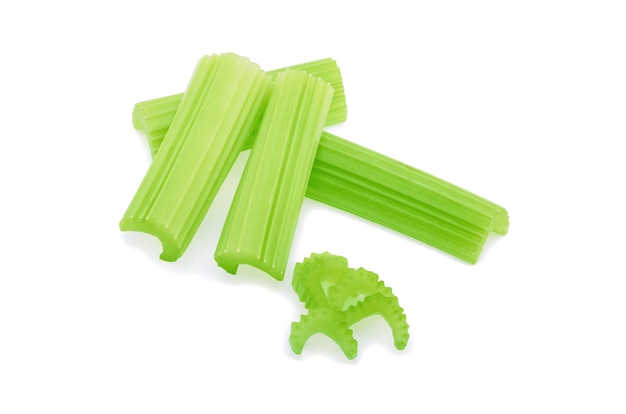 Celery isolated on white background