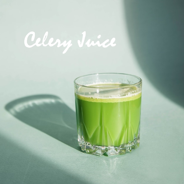 Celery juice concept