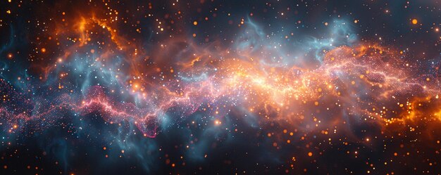 Celestial Bodies Dancing Background