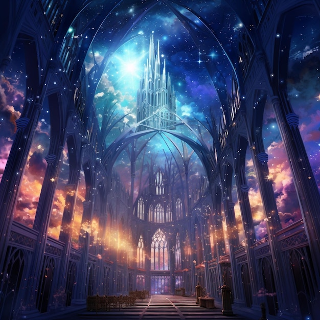 Celestial Cathedral Wallpaper