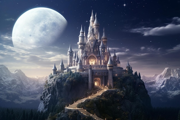 天空の童話の城 - 愛がすべてを征服する場所
