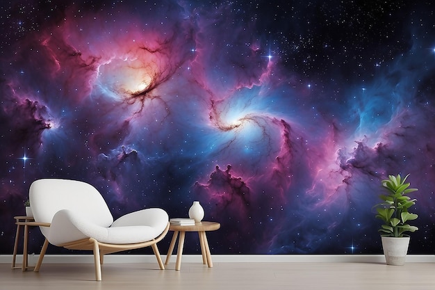 Celestial Nebula Wallpaper Accent