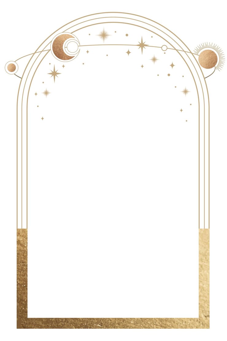 Photo celestial png frame transparent background