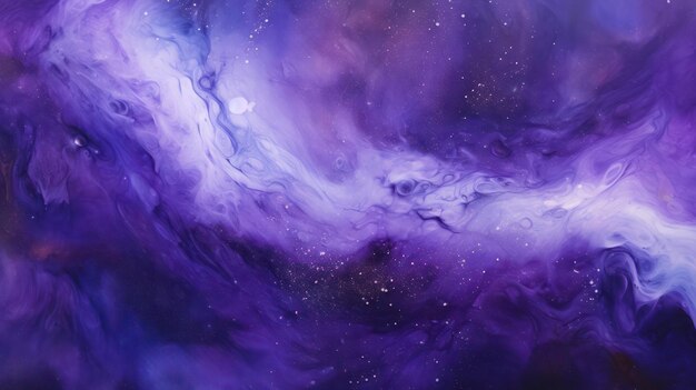 Celestial purple nebula wonder background