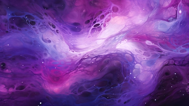 Celestial purple nebula wonder background