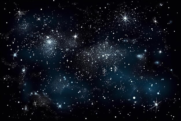 Photo celestial splendor space stars enchantment