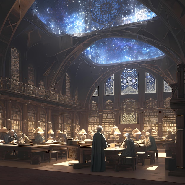 Celestial Study Library 95 characters