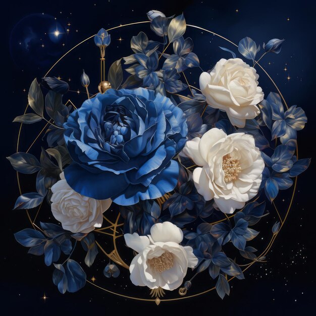 Premium AI Image  The Celestial Symphony Exploring the 3D World of 