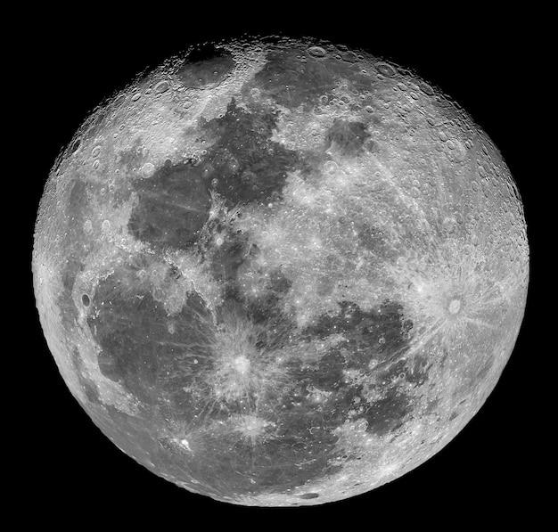 Celestial Wonder The Moon Illuminates the Night Skys Secrets