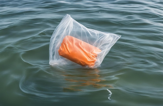 写真 セロファンの袋 世界のプラスチック汚染