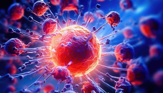 Cellular World Virus and Cancer Cells Unveiled Generative AI