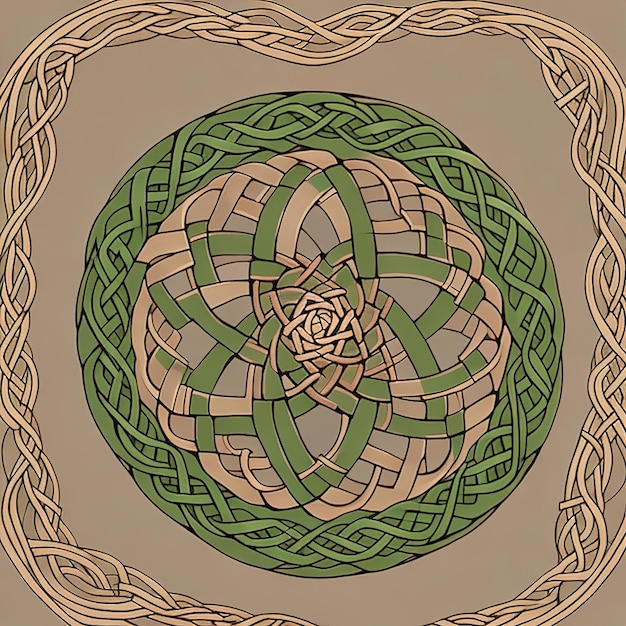 Photo celtic knot art