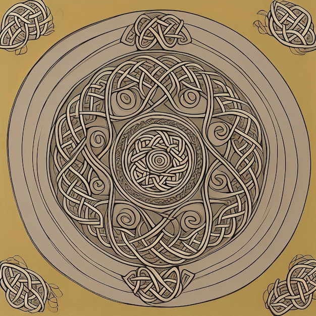 Photo celtic knot art