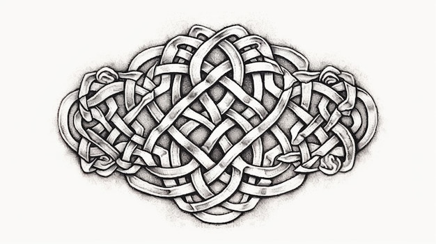 Фото Тату кельтский узел тату кельтский узел генеративный искусственный интеллект