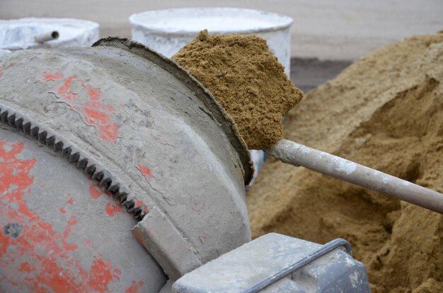 Photo cement mixer