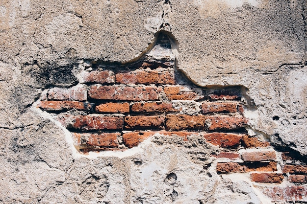 Cement wall with old brick wall texture.