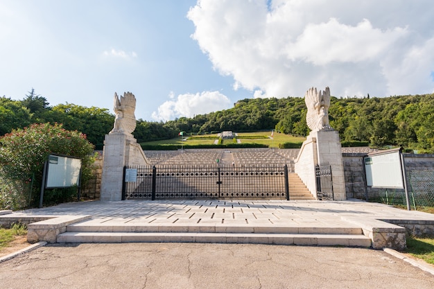 Cemetery where Polish soldiers who died in World War II are buried Montecassino near abbey, italy