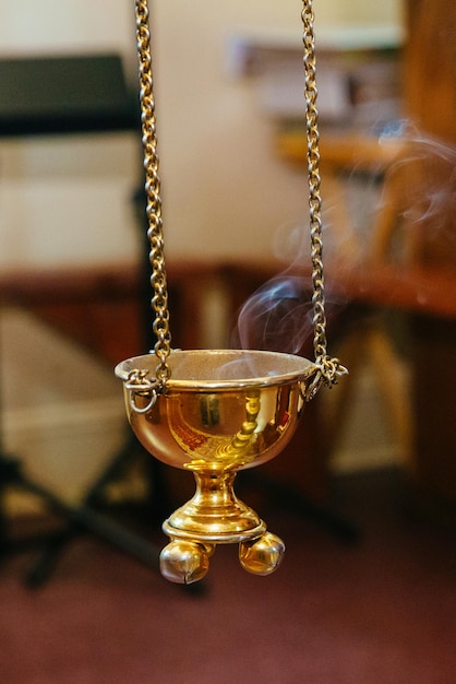 Censer hung in the church church censer