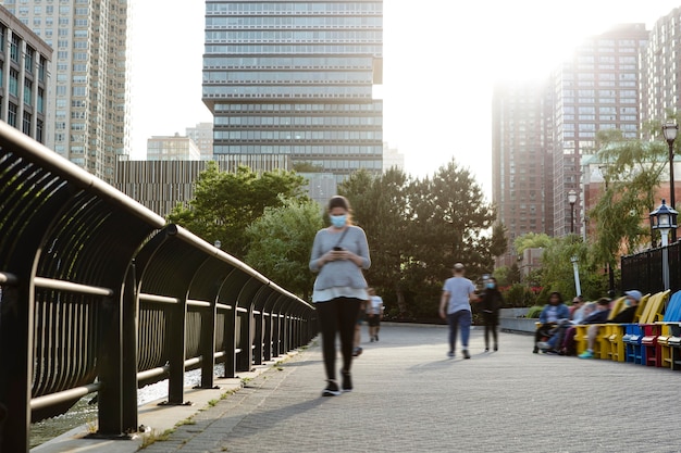 Foto census-concept gefotografeerd in een stad