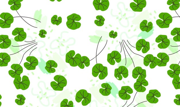 CENTELLA ASIATICA LEAF PATTERN BACKGROUND TEXTURES ICON