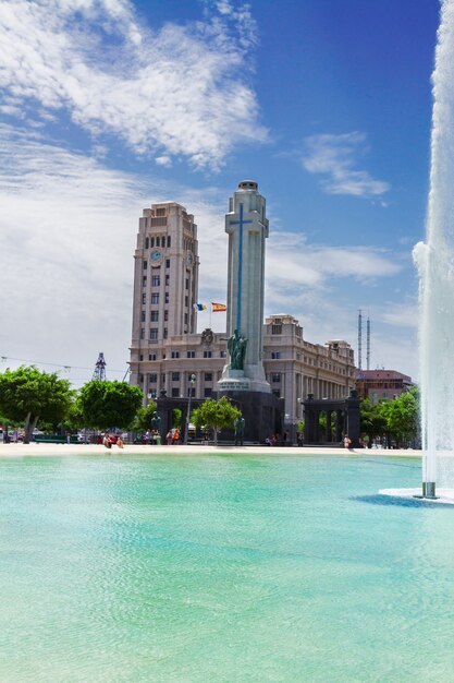 Centraal plein van Santa Cruz de Tenerife, Spanje