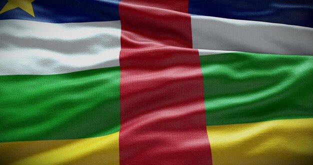 Photo central african republic national flag background illustration symbol of country