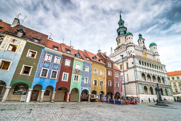 Central Market Square in Poznan, Poland