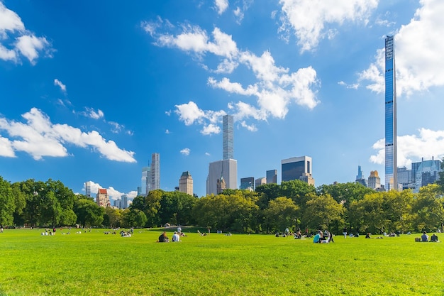 Central Park in de Stad de V.S. van New York