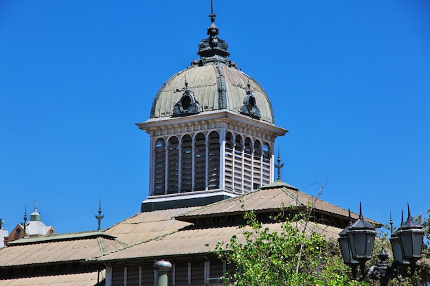 Centrale marktbouw in Santiago Chili