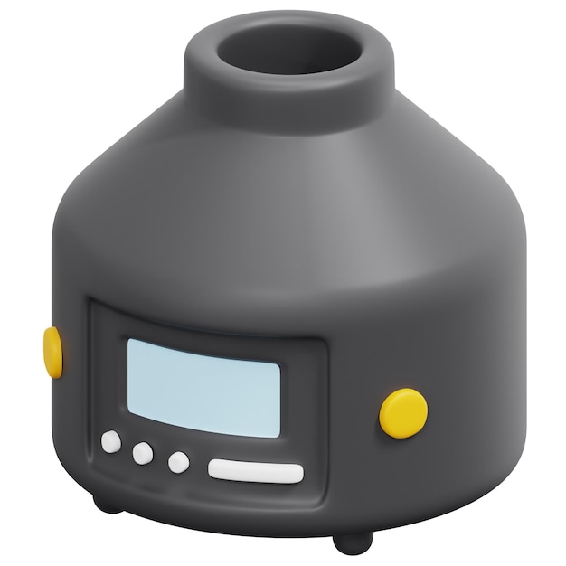 Photo centrifuge 3d render icon illustration