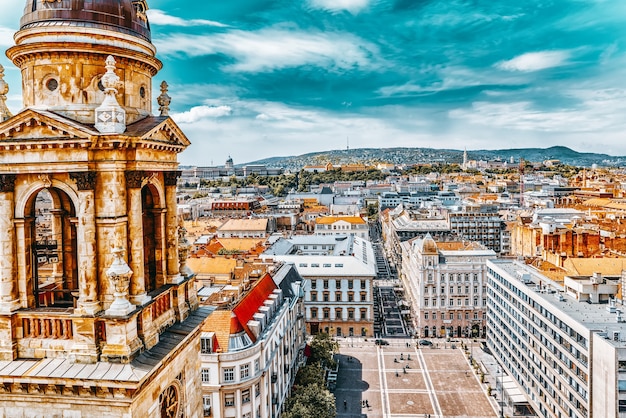 Centrum van Boedapest, Uitzicht vanaf de Sint-Stefanusbasiliek