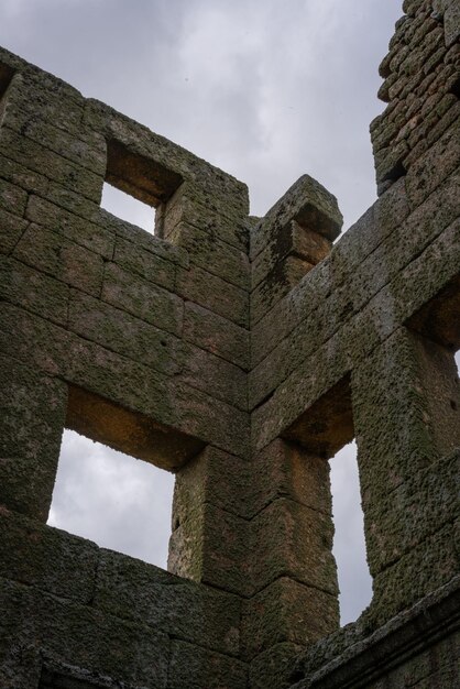 Photo centum cellas mysterious ancient roman ruin tower in belmonte portugal