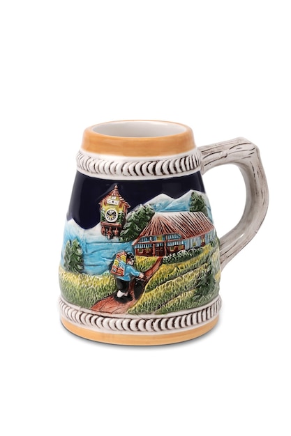 Ceramic beer mug