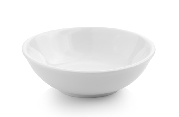 Ceramic bowl isolated on white background