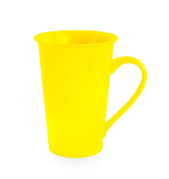 ceramic mug on white background