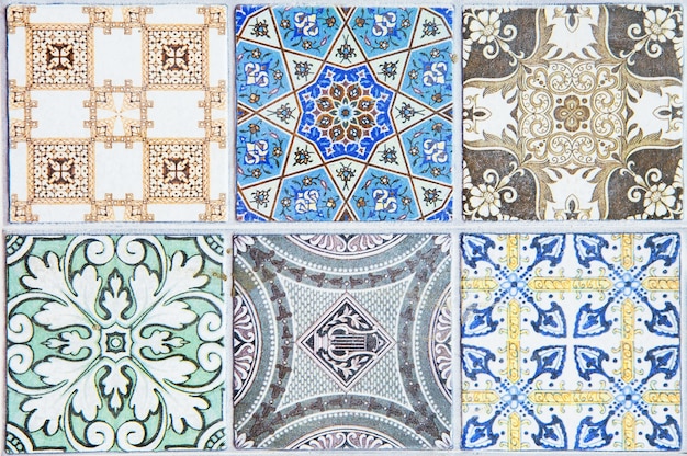 ceramic tiles patterns from Portugal.