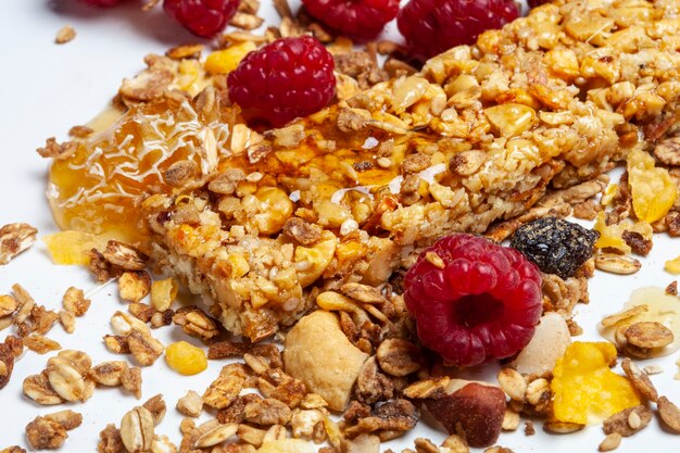 Barretta di cereali con frutta