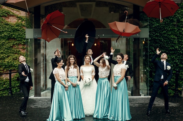 ceremonie knuffels verloofde familie rijk